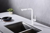 Смеситель для кухни Paulmark Neo Ne214419-431 Белый матовый латунь