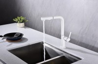 Смеситель для кухни Paulmark Neo Ne214419-431 Белый матовый латунь
