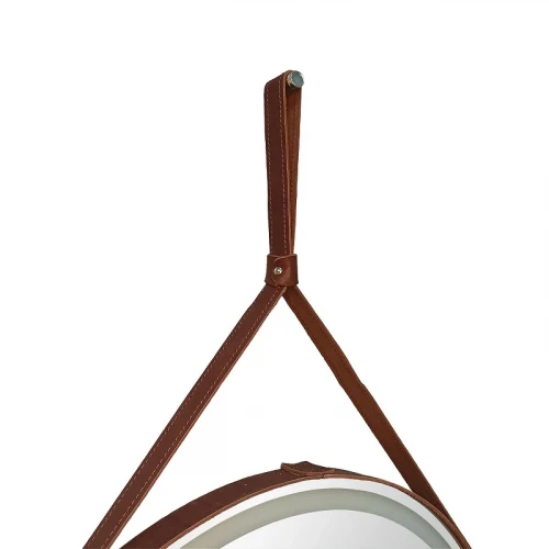Зеркало Art&amp;Max Milan AM-Mil-800-DS-F-Brown с подсветкой с сенсорным выключателем Коричневое стекло