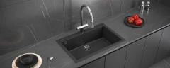 Кухонная мойка KUCHENSTERN OBEN 80 76x50 205BL20 цвет Черный