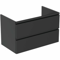 Тумба под раковину Ideal Standard Tesi 80 T0051ZT подвесная Черный шелк МДФ / ЛДСП