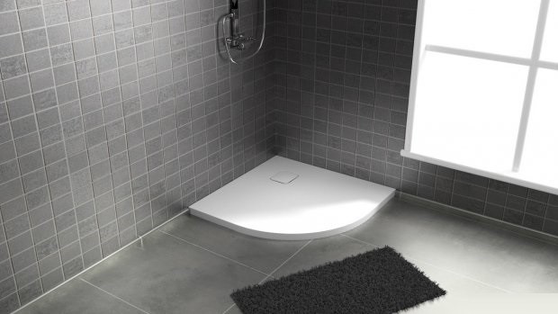 Акриловый поддон для душа Riho Basel 451 90x90 D005047005 (DC980050000000S) Белый с антискользящим покрытием