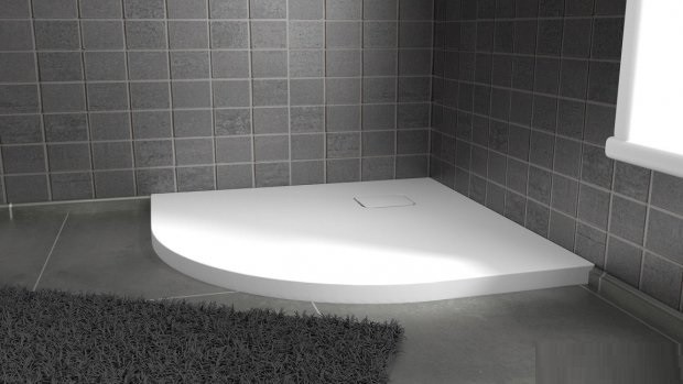 Акриловый поддон для душа Riho Basel 451 90x90 D005047005 (DC980050000000S) Белый с антискользящим покрытием