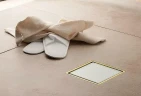 Душевой трап Pestan Confluo Standard 13000159 с решеткой Белый Золото глянец