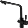 Смеситель для кухни Kaiser Decor 40144-9 Черный матовый латунь