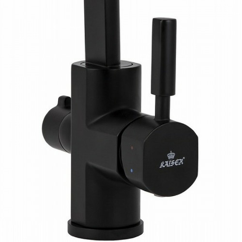 Смеситель для кухни Kaiser Decor 40144-9 Черный матовый латунь