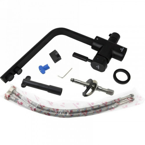 Смеситель для кухни Kaiser Decor 40144-9 Черный матовый латунь