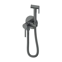 Гигиенический душ со смесителем Oliveeka Y OL-829902-BGM цвет Оружейный металл матовый