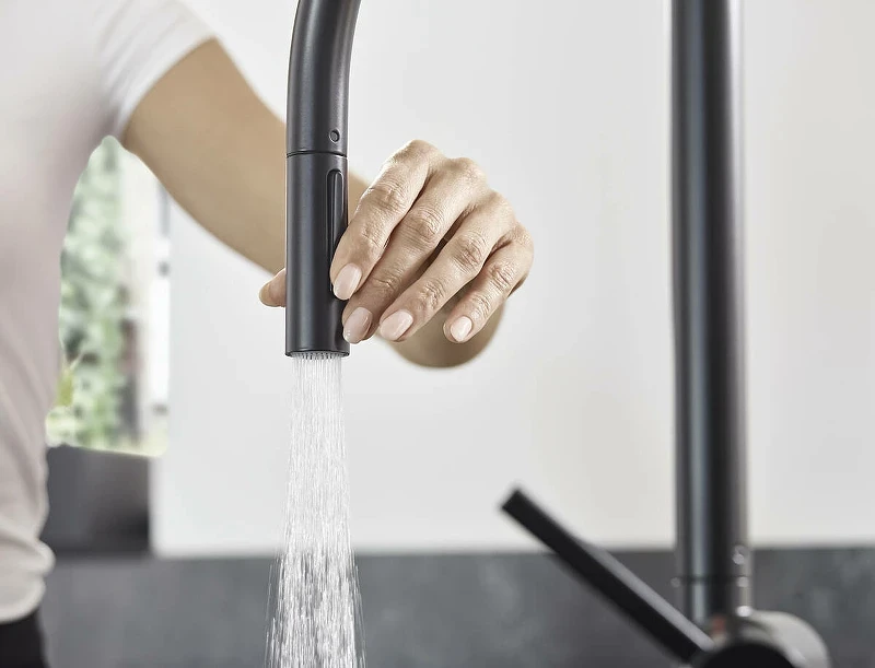Смеситель для кухни Hansgrohe Talis M54 72801670 Черный матовый