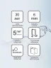 Душевая дверь Ravak Smartline SMSD2-100 A L 0SLAAA00Z1 профиль Хром стекло Transparent