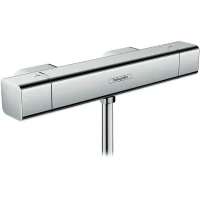 Смеситель для душа Hansgrohe Ecostat E 15773000 с термостатом Хром латунь на стену