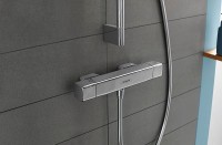Смеситель для душа Hansgrohe Ecostat E 15773000 с термостатом Хром латунь на стену