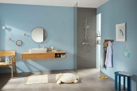 Смеситель для душа Hansgrohe Ecostat E 15773000 с термостатом Хром латунь на стену