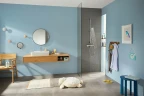 Смеситель для душа Hansgrohe Ecostat E 15773000 с термостатом Хром латунь на стену