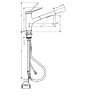 Смеситель для кухни Hansgrohe Zesis 74803670 цвет Черный матовый