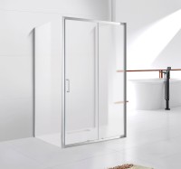 Душевой уголок Cezares Molveno 110x90 MOLVENO-AH-12-110/90-P-Cr профиль Хром стекло рифленое