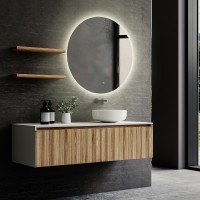 Зеркало Abber Mond 100 AG6203SL-1.0 с подсветкой с сенсорным выключателем и диммером стекло
