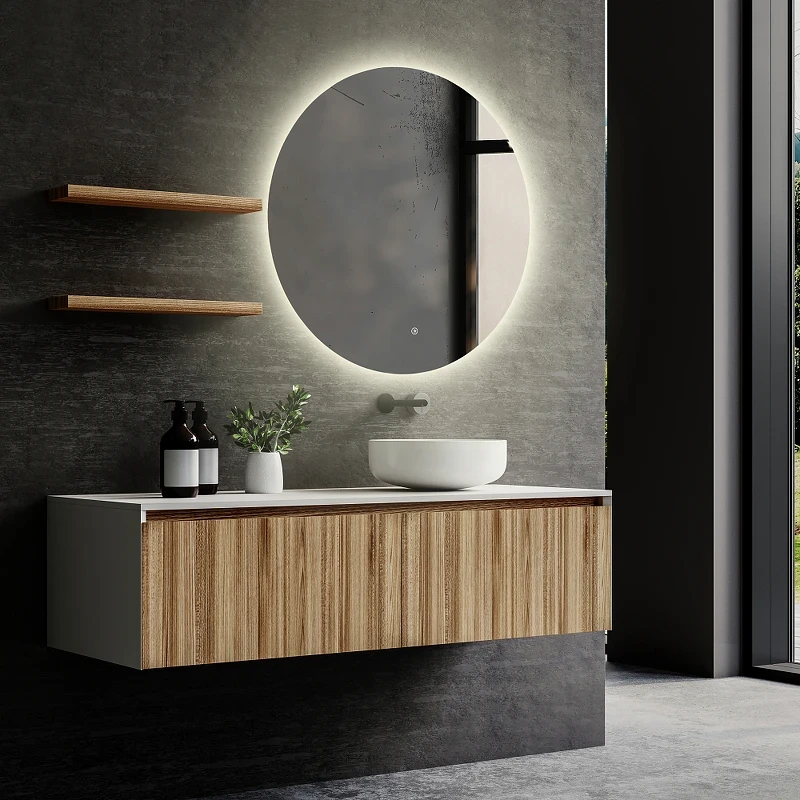 Зеркало Abber Mond 100 AG6203SL-1.0 с подсветкой с сенсорным выключателем и диммером стекло