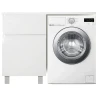 Тумба с раковиной Эстет Dallas Luxe 120 L ФР-00001918 Белая МДФ / ЛДСП