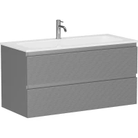 Тумба под раковину Sancos Folk 100 FL100ES подвесная Ergraut soft МДФ / ЛДСП