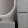 Тумба под раковину Sancos Folk 100 FL100ES подвесная Ergraut soft МДФ / ЛДСП
