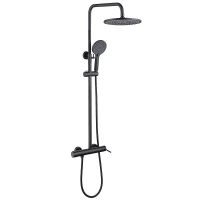 Душевая система Abber Emotion AF8816BL цвет Черный матовый