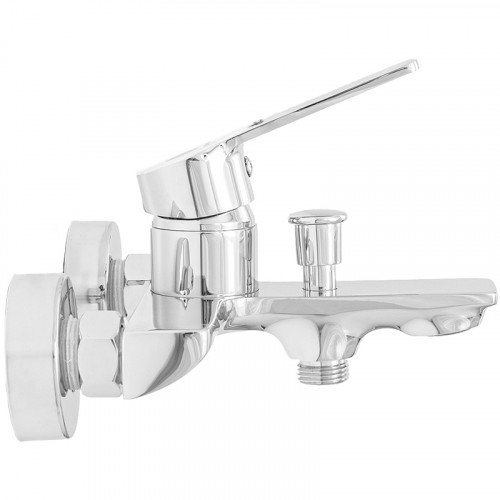 Смеситель для ванны Orange Flat M12-100cr Хром латунь на стену