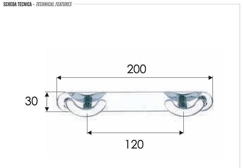 Вешалка для полотенец Remer RB312CR цвет Хром