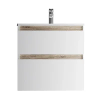 Тумба с раковиной AM.PM X-Joy 65 M85A-FHX0652-WC0652WG подвесная цвет Белый глянец
