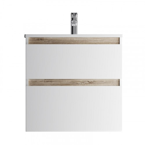 Тумба с раковиной AM.PM X-Joy 65 M85A-FHX0652-WC0652WG подвесная цвет Белый глянец