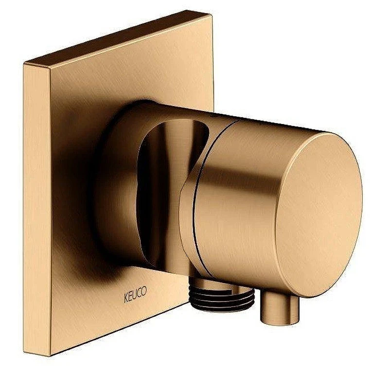 Шланговое подключение Keuco IXMO 59556031202 цвет Шлифованная бронза