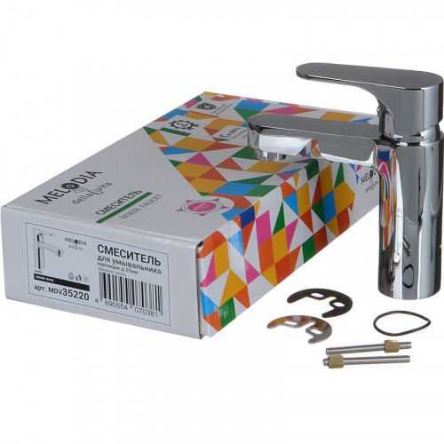 Смеситель для раковины Melodia della vita Rock MDV35220 Хром