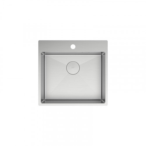 Кухонная мойка Lemark Janga 540 9937109 цвет Сталь