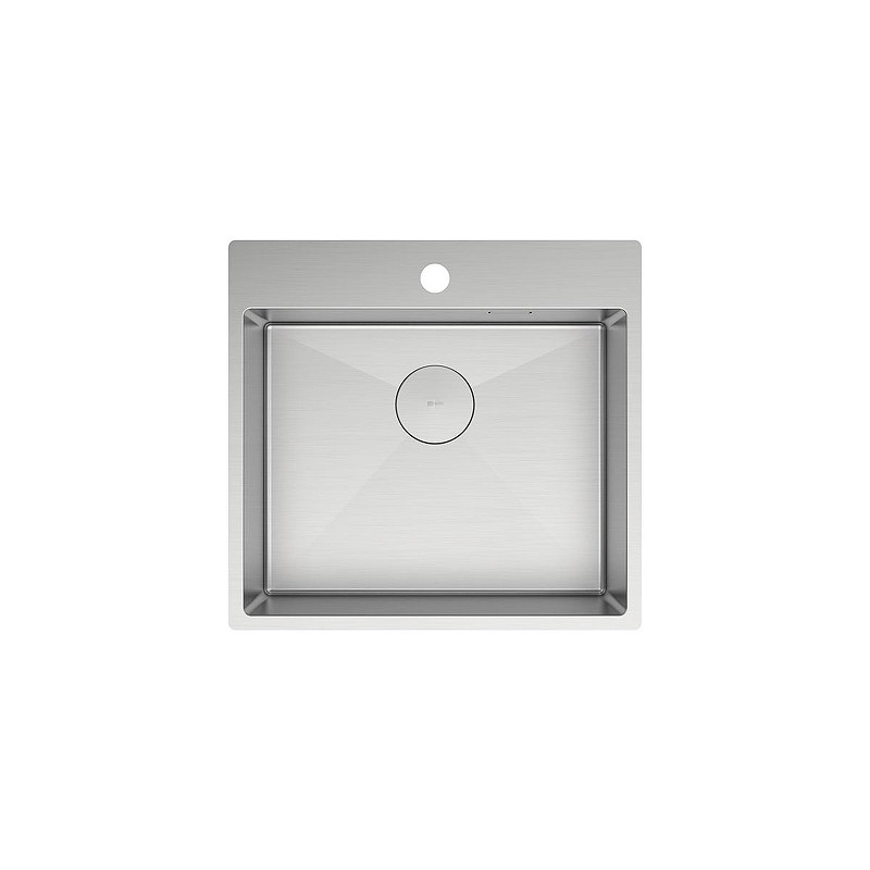 Кухонная мойка Lemark Janga 540 9937109 цвет Сталь