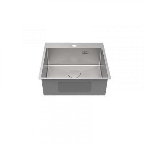 Кухонная мойка Lemark Janga 540 9937109 цвет Сталь