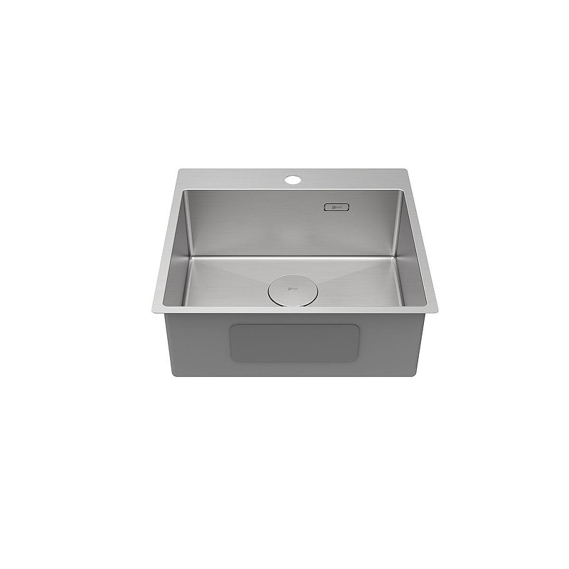Кухонная мойка Lemark Janga 540 9937109 цвет Сталь