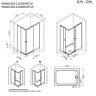 Душевой уголок AM.PM X-Joy 120х80 W94G-403-120280-MT1K профиль Хром матовый стекло прозрачное