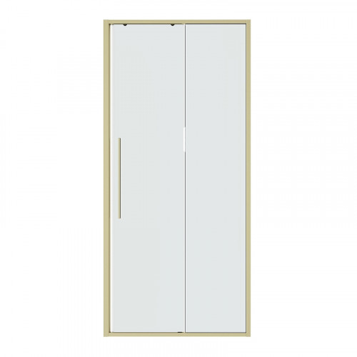 Душевая дверь Niagara Nova 100 NG-44-10ASG профиль Золото брашированное стекло прозрачное