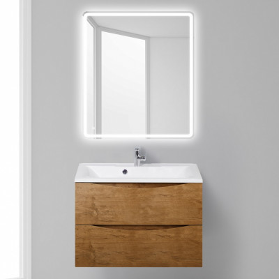 Тумба под раковину BelBagno Marino 80 MARINO-800-2C-SO-RN-P подвесная Rovere Nature МДФ / ЛДСП