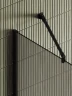 Душевая перегородка Maybah Glass MGD-728-6ш 790x1950 в широком профиле Черный стекло бронзовое матовое