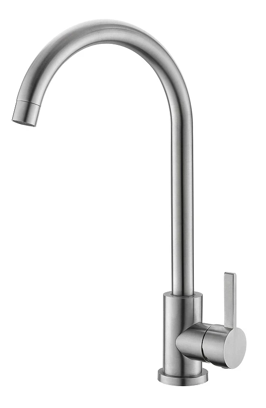 Смеситель для кухни Voda Kitchen K 55 цвет Нержавеющая сталь