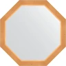 Зеркало Evoform Octagon 72х72 BY 3720 в багетной раме - Сосна 62 мм стекло