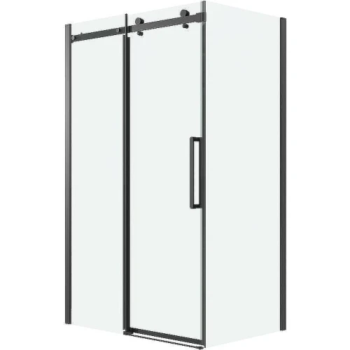 Душевая стенка Grossman Classic 70 200.K33.04.70.21.00 профиль Черный матовый стекло прозрачное