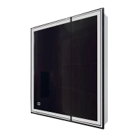 Зеркальный шкаф Mixline Мелис 70 L 547081 с подсветкой цвет Белый