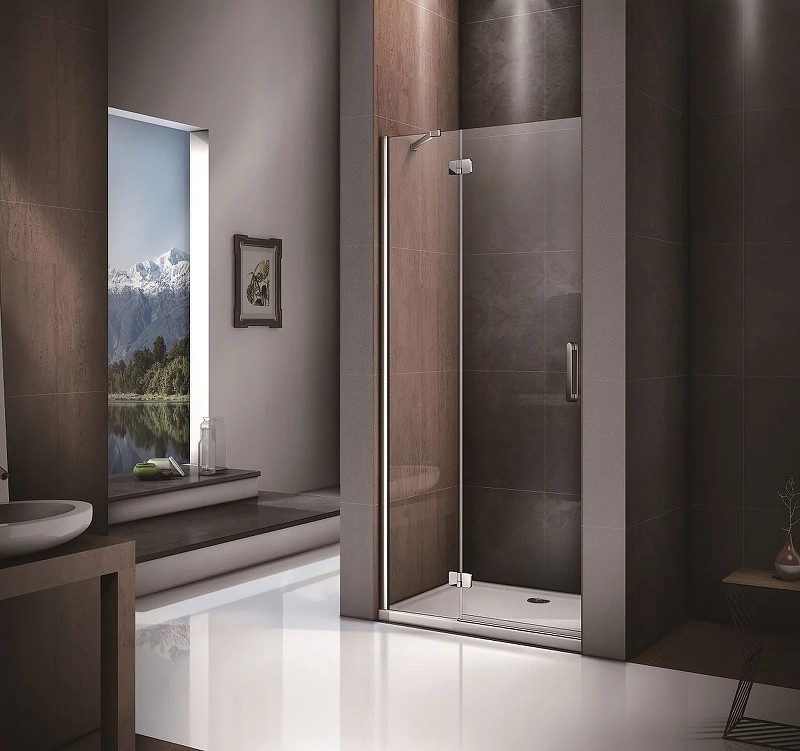 Душевая дверь Good Door Saturn WTW-130-C-CH-R 130 профиль Хром стекло прозрачное