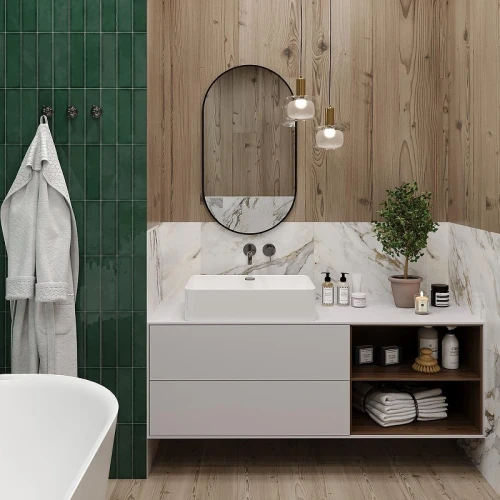 Раковина-чаша Lavinia Boho Bathroom Sink 55 33311103 цвет Белый глянцевый