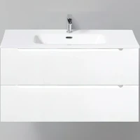 Тумба под раковину BelBagno Etna 100 ETNA-1000-2C-SO-BL-P подвесная Bianco Lucido МДФ / ЛДСП