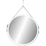 Зеркало Art&Max Milan AM-Mil-1000-DS-F с подсветкой с сенсорным выключателем Белое МДФ / ЛДСП, стекло