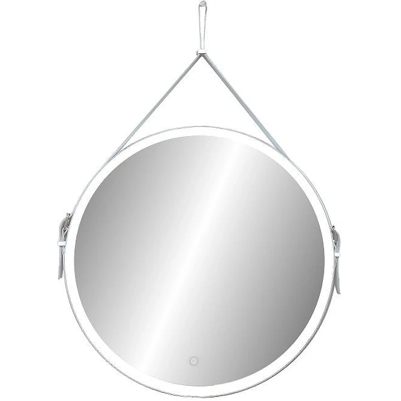 Зеркало Art&Max Milan AM-Mil-1000-DS-F с подсветкой с сенсорным выключателем Белое МДФ / ЛДСП, стекло