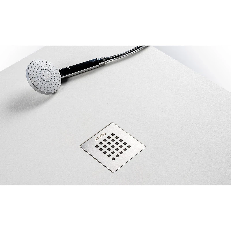 Душевой поддон из искусственного камня Starohome Solid 120х90 1237421 White Matt
